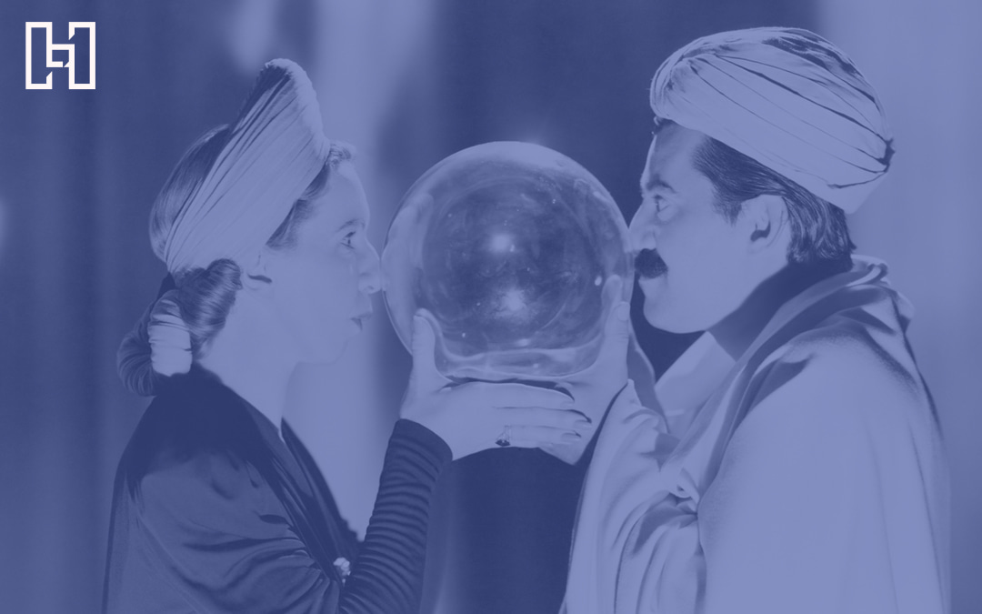 Featured image of man and woman looking into fortune teller glass ball