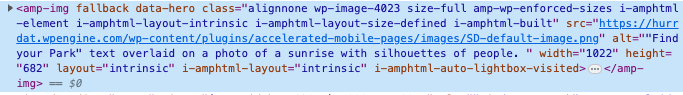 Screenshot of WebP fallback code