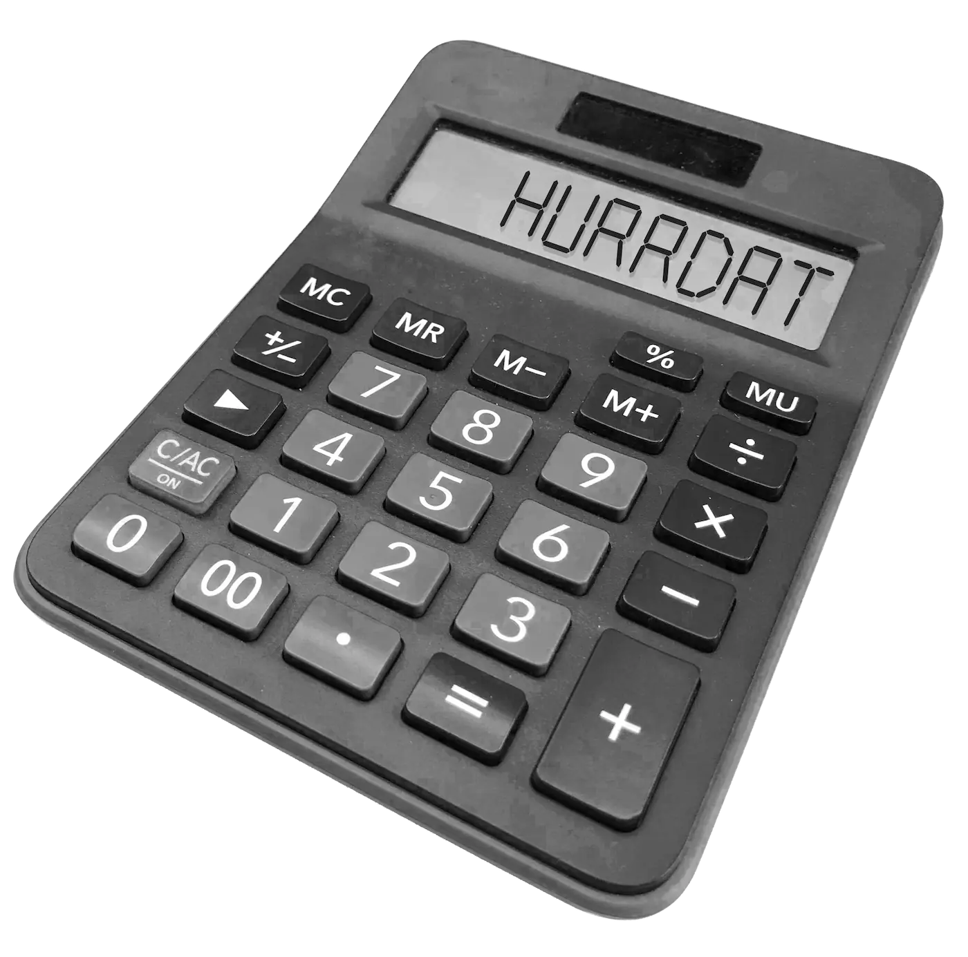 Calculator displaying Hurrdat